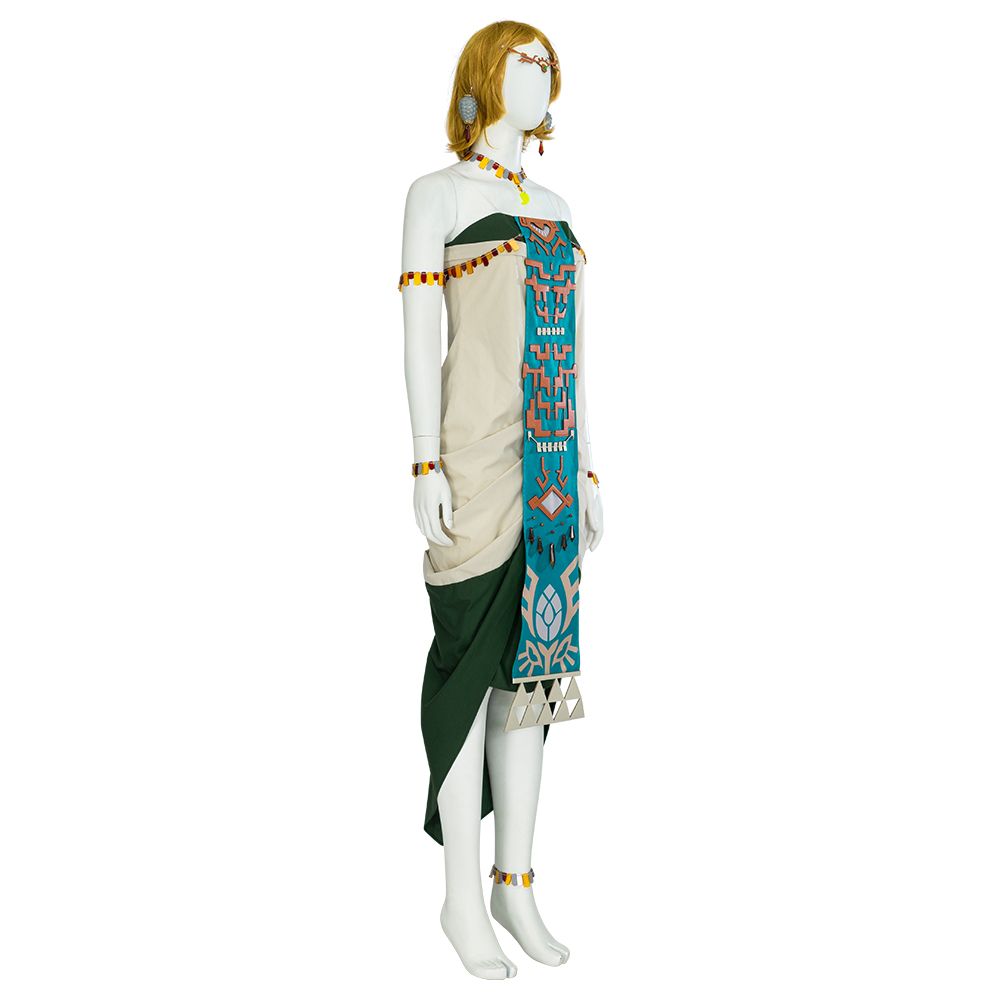 The Legend of Zelda: Tears of the Kingdom Prinzessin Zelda (Zonai-Kleid) Cosplay-Kostüm