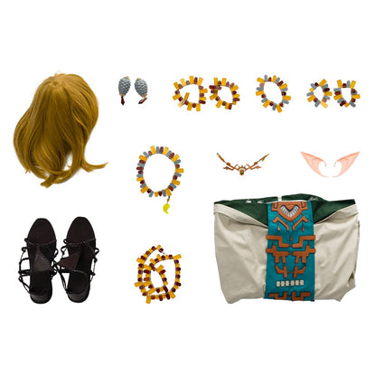 The Legend of Zelda: Tears of the Kingdom Prinzessin Zelda (Zonai-Kleid) Cosplay-Kostüm