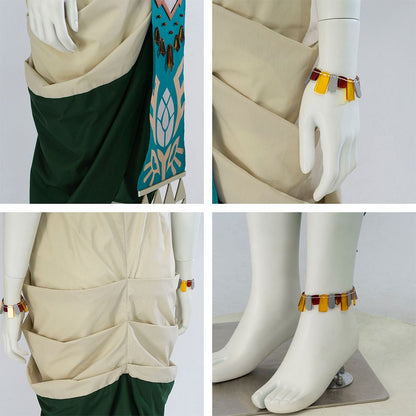 The Legend of Zelda: Tears of the Kingdom Prinzessin Zelda (Zonai-Kleid) Cosplay-Kostüm