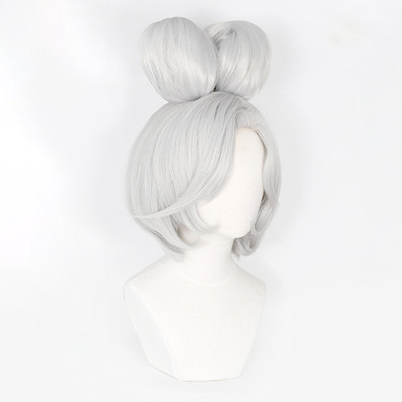 The Legend of Zelda: Tears of the Kingdom Purah Silver Cosplay Wig
