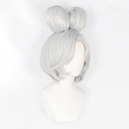 The Legend of Zelda: Tears of the Kingdom Purah Silver Cosplay Wig