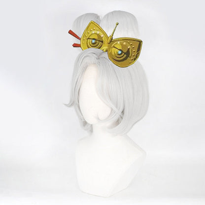 The Legend of Zelda: Tears of the Kingdom Purah Silver Cosplay Wig