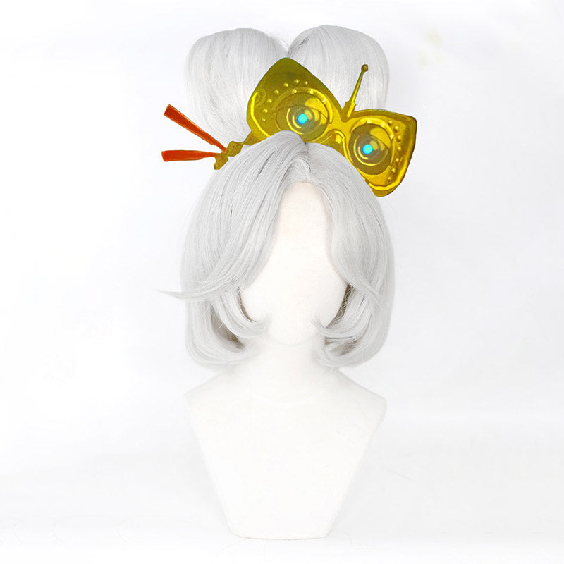 The Legend of Zelda: Tears of the Kingdom Purah Silver Cosplay Wig