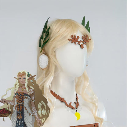 The Legend of Zelda: Tears of the Kingdom Queen Sonia Golden Cosplay Wig