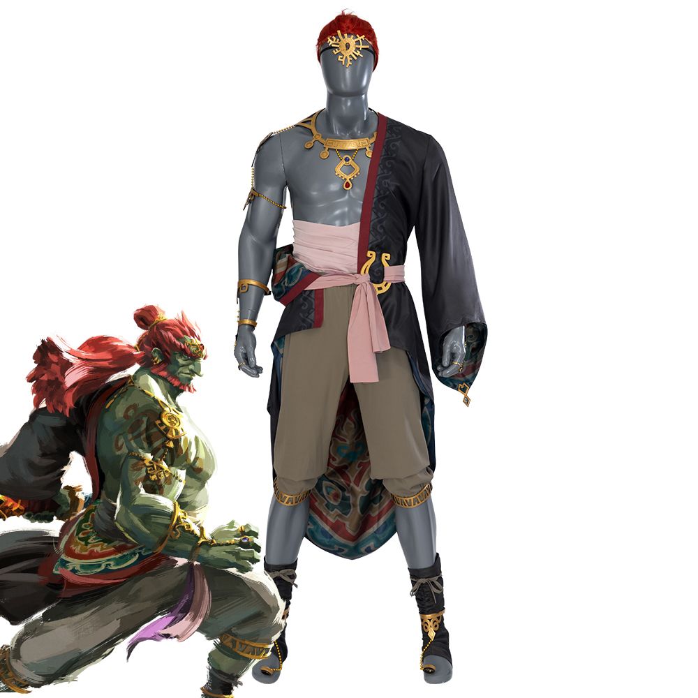 The Legend of Zelda: Tears of the Kingdom Der mächtige Dämonenkönig Ganondorf Cosplay-Kostüm