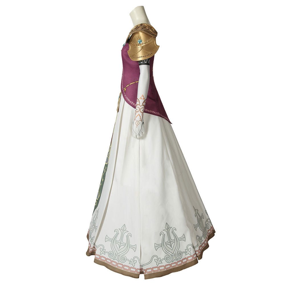 The Legend of Zelda Zeruda No Densetsu Twilight Princess Prinzessin von Hyrule Zeruda Hime Cosplay Kostüm