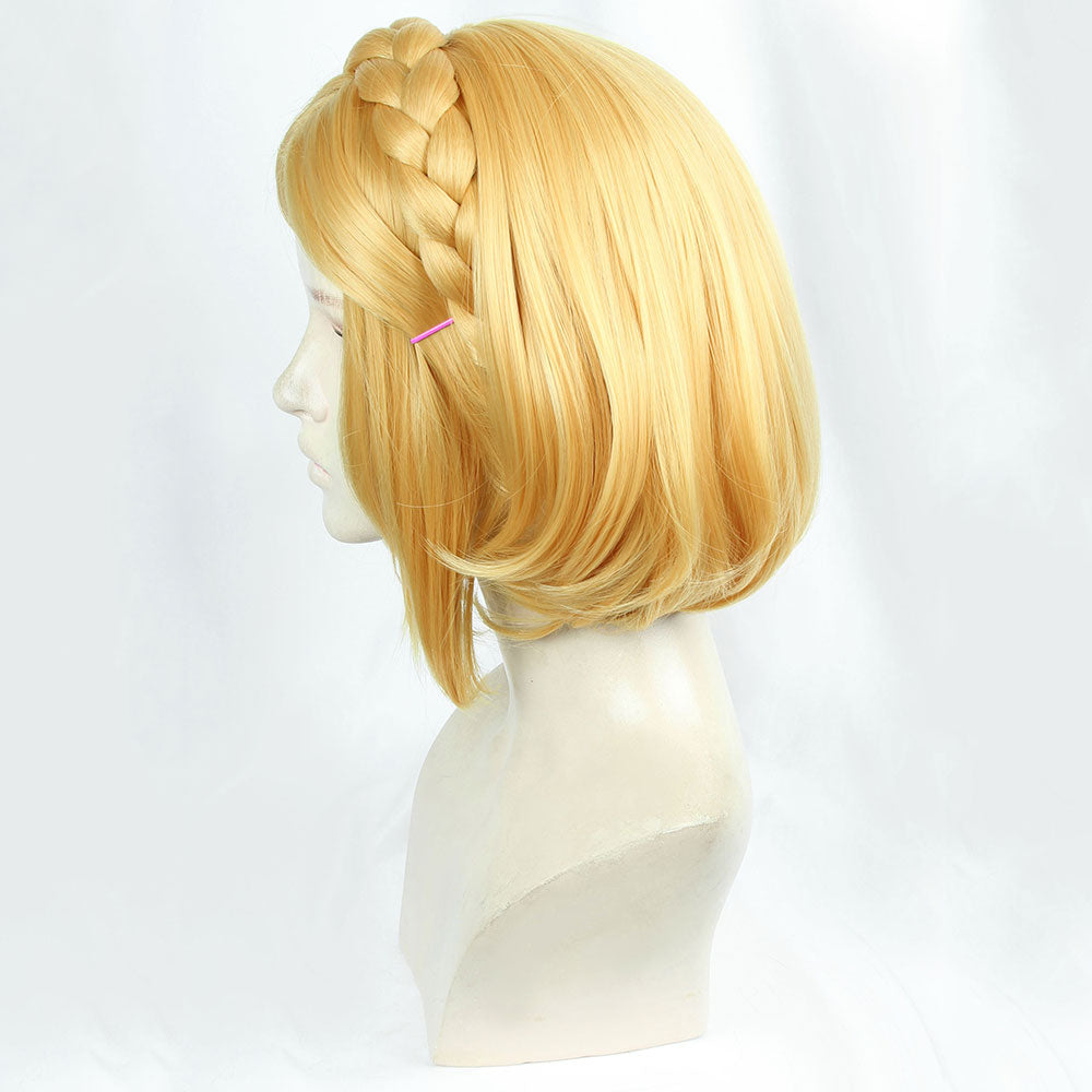 Perruque de cosplay dorée Princesse Zelda - The Legend of Zelda: Breath of The Wild 2